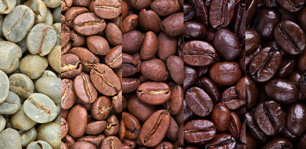 Grades of coffee roasting coffee beans