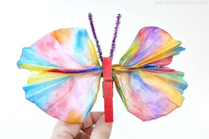 Coffee Filter butterfly